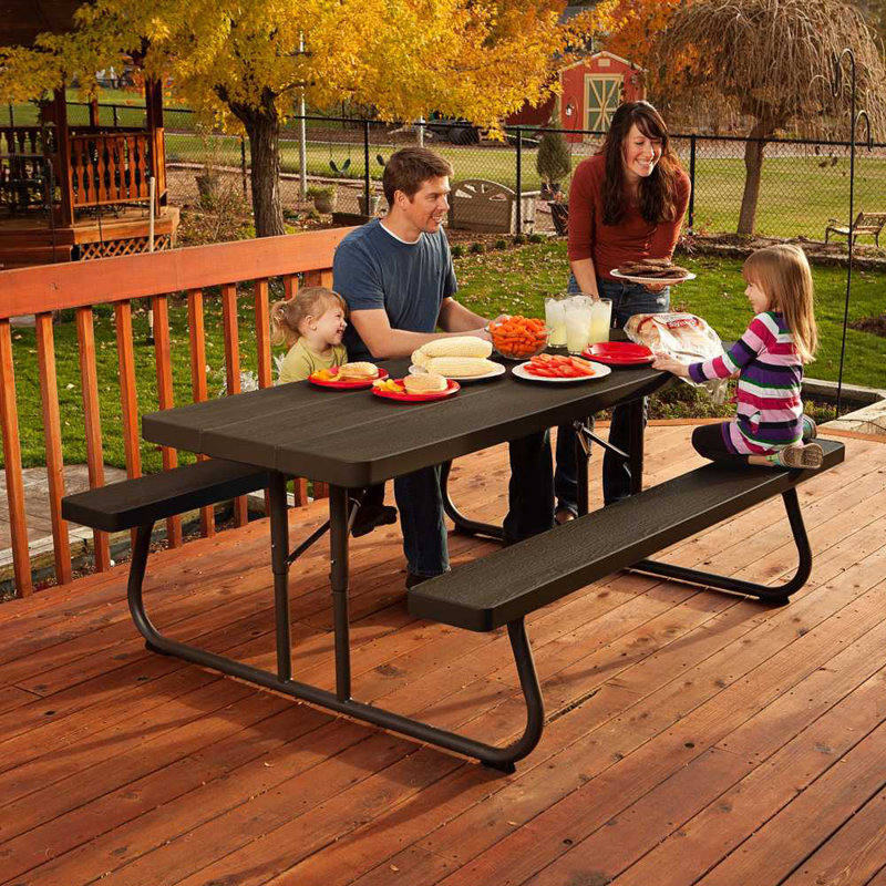 Lifetime Kids Plastic/Resin Picnic Table & Reviews Wayfair